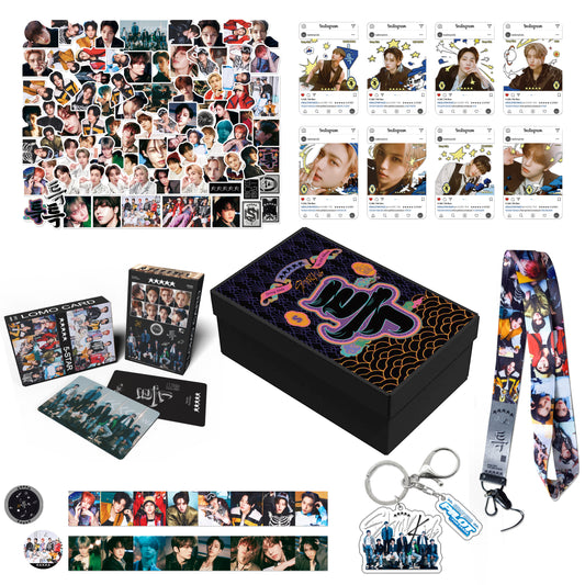 Stray kids 5-star Gift Box - Kpop Merchandise Photocards Lanyard Keychain Gifts for SKZ Fans