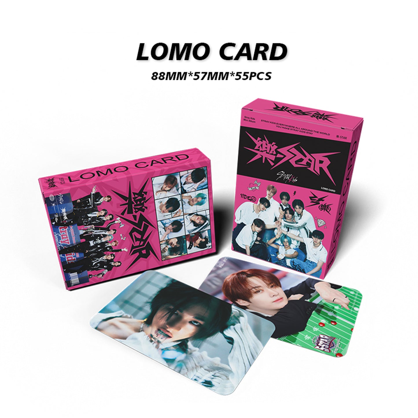 Stray Kids 樂 (ROCK) STAR Gift Box - Kpop Merchandise Photocards Lanyard Keychain Gifts for SKZ Fans